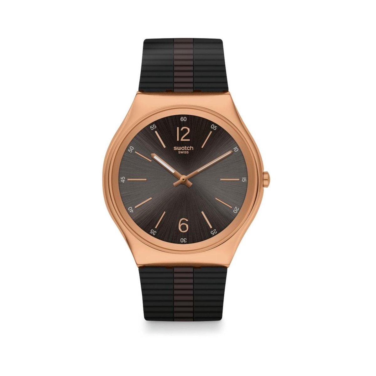Swatch Essentials Bienne By Night horloge - Zwart