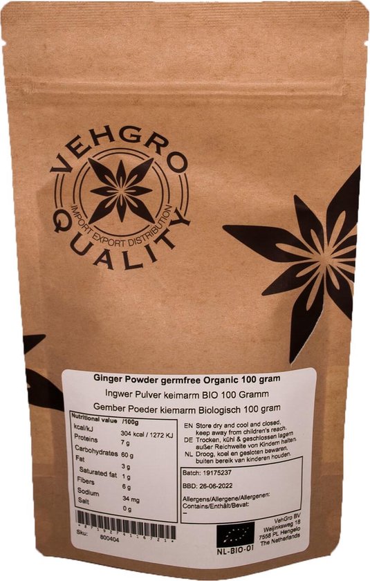 Gingembre en poudre 100 gr