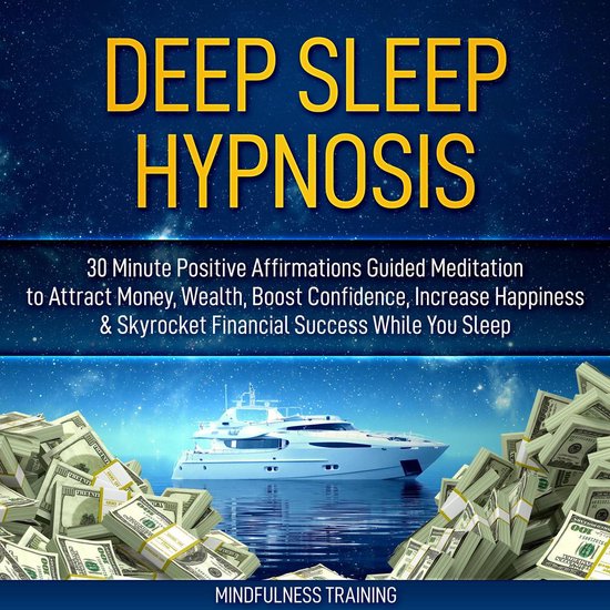 Deep Sleep Hypnosis: 30 Minute Positive Affirmations Guided  ... - cover
