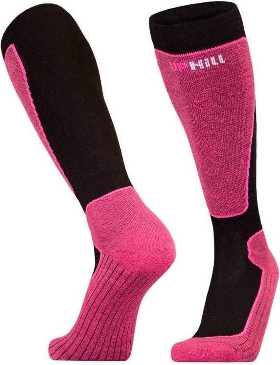 94activewear Chaussettes de ski pour hommes 4 paires - Taille 43/46 - Laine  mérinos 