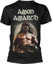 Amon Amarth Heren Tshirt -L- Berzerker Zwart