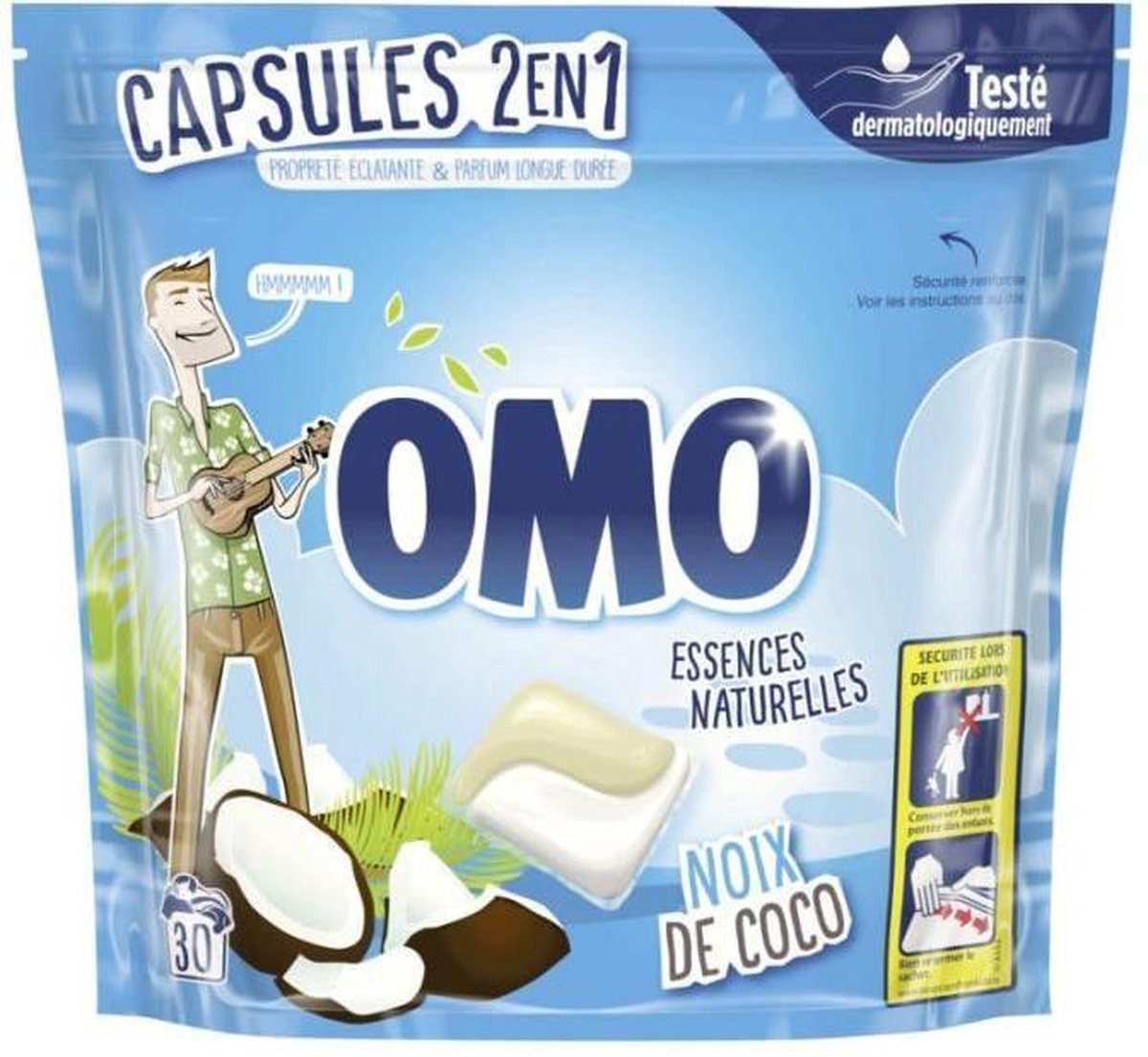 OMO Coconut Dream Laundry - 30 capsules