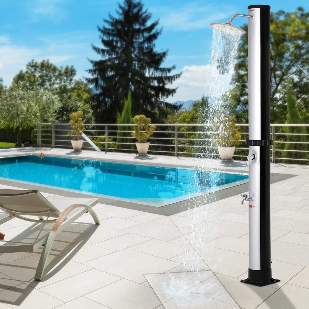 Oceanië bezig spleet Solardouche / tuindouche / buitendouche - 35 Liter | bol.com