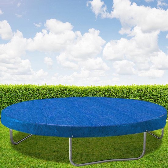Monzana Afdekhoes trampoline blauw Ø244cm | bol.com