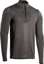 Iron-ic Thermoshirt Fusion Half Zip Heren Polyamide Grijs Mt Xl