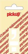 Pickup plakletter Helvetica 40 mm - punt komma wit