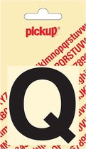 Pickup plakletter Helvetica 60 mm - zwart Q
