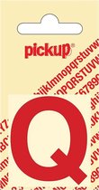 Pickup plakletter Helvetica 40 mm - rood Q