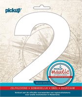 Pickup Nautic plakcijfer 150mm wit 2