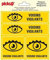 Pickup Pictogram 15x15 cm 4 pcs - Voisins Vigilants