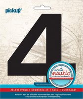 Pickup Nautic plakcijfer 150 mm - zwart 4