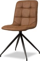 Sense' Living Eetkamerstoel Lazy 53 X 86 Cm Microfiber Bruin