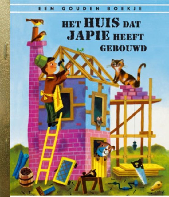 Cover van het boek 'het huis dat Japie heeft gebouwd' van Annie M.G. Schmidt