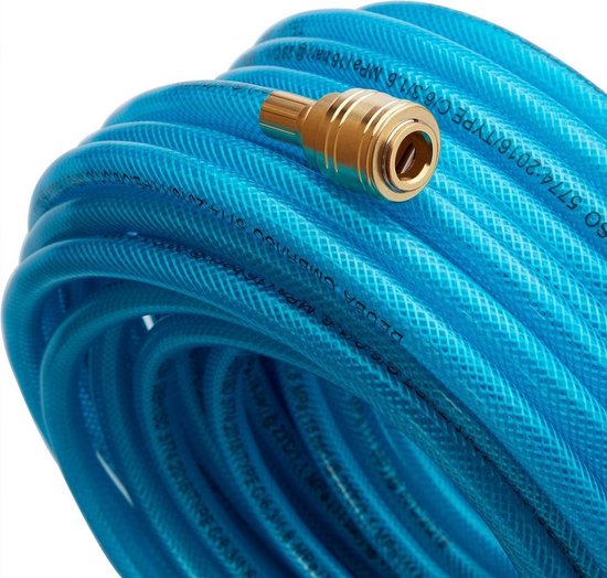 Lumonic 10m Persluchtslang I 13mm Flexibel, Slijtvast En Met Stof Versterkt Samengeperste Lucht Waterslang Pvc Slang Tot 20 Bar 3110438352 Lumonic 10m Persluchtslang I 13mm Flexibel, Slijtvast En Met Stof Versterkt Samengeperste Lucht Waterslang Pvc Slang Tot 20 Bar 3110438352