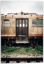 Acrylglas - Oude Trein Coupe  - 40x60cm Foto op Acrylglas (Met Ophangsysteem)