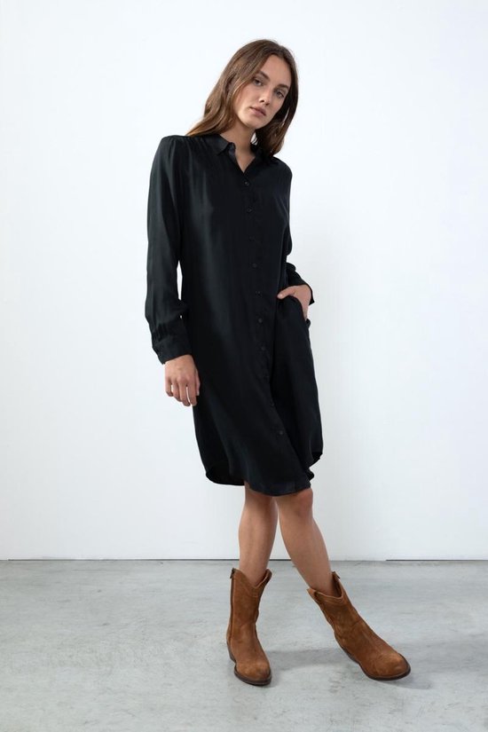Sissy-Boy - Zwarte blouse jurk | bol.com