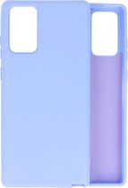 Samsung Note 20 Hoesje Fashion Backcover Telefoonhoesje Paars