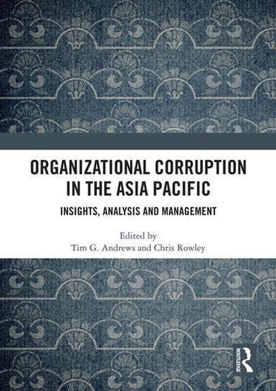 Organizational Corruption in the Asia Pacific - cover