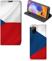 Stand Case Geschikt voor Samsung Galaxy A31 Smart Cover Tsjechische Vlag