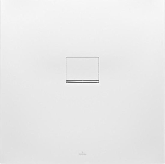 Villeroy & Boch Squaro Infinity Receveur de douche 100x100x4 cm Stone White