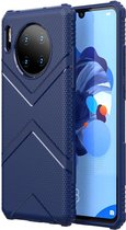Mobigear Hoesje geschikt voor Huawei Mate 30 Telefoonhoesje Flexibel TPU | Mobigear Diamond Backcover | Mate 30 Case | Back Cover - Blauw