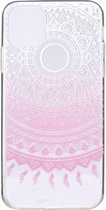 Apple iPhone 12 Pro Hoesje - Mobigear - Mandala Serie - TPU Backcover - Roze - Hoesje Geschikt Voor Apple iPhone 12 Pro