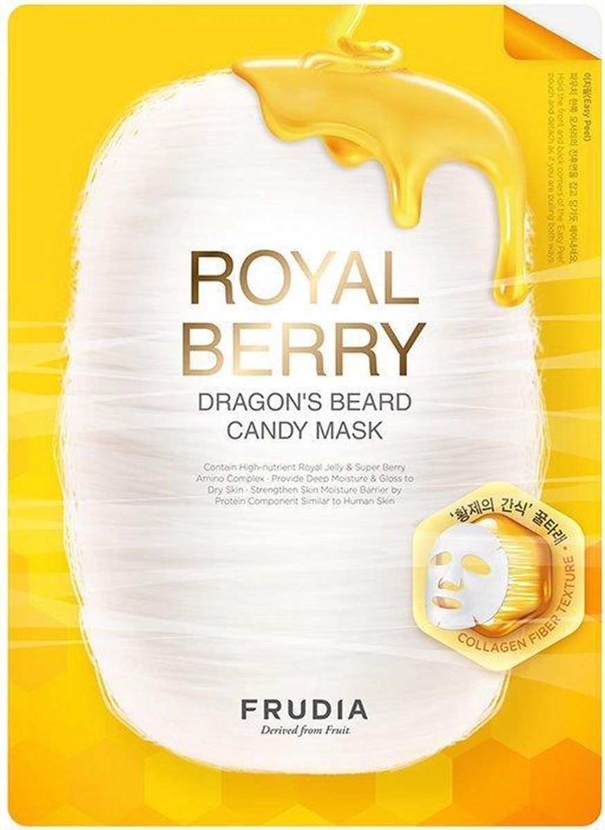 Frudia Royal Berry Dragon's Beard Candy Mask 27ml  (1 stuk) - Frudia