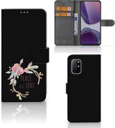 Telefoonhoesje OnePlus 8T Bookcase Boho Text