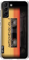 Casetastic Samsung Galaxy S21 Plus 4G/5G Hoesje - Softcover Hoesje met Design - Awesome Mix Print