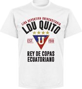 LDU Quito Established T-shirt - Wit - 3XL