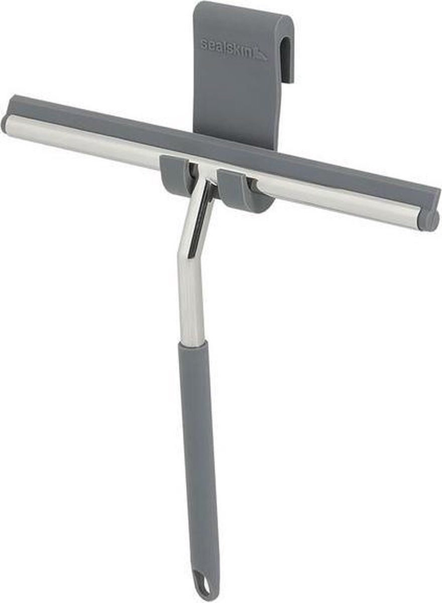 Sealskin Urban Deluxe Raamwisser inclusief flexibele glashaak en schroefhaak RVS gepolijst