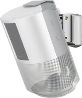 SoundXtra HS500-WM speaker steun Muur Acrylonitrielbutadieenstyreen (ABS), Staal Zilver