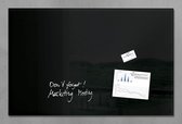 glasmagneetbord Sigel Artverum 1000x650x15mm zwart SI-GL140
