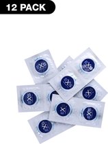 Nano Thin - 12 pack - Condoms - natural latex-plain color - Discreet verpakt en bezorgd