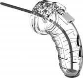Model 16 - Chastity - 4.5" - Cock Cage - Transparent - Chastity Device - transparent - Discreet verpakt en bezorgd