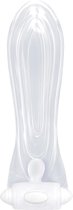 Vibrating Sextenders - Contoured - Sleeves - transparent - Discreet verpakt en bezorgd