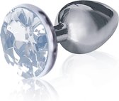 Bejeweled Stainless Steel Plug - Diamond - Butt Plugs & Anal Dildos - diamond - Discreet verpakt en bezorgd