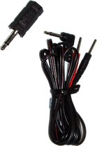 3.5mm/2.5mm Jack Adaptor Cable Kit - Electric Stim Device - black - Discreet verpakt en bezorgd