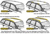 Farad Dakdragers - Ford Scorpio SW 1990 t/m 1998 - Open Dakrail - Staal - Luxset