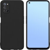 Oppo A92 / A72 / A52 Hoesje Siliconen - iMoshion Color Backcover - Zwart