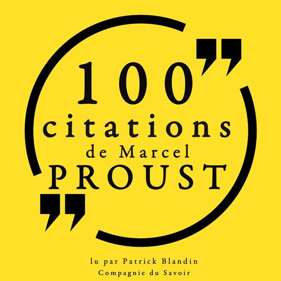 100 citations de Marcel Proust - cover
