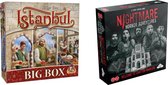 Spellenset - Bordspel - 2 Stuks - Instanbul Big Box & Nightmare Horror Adventures