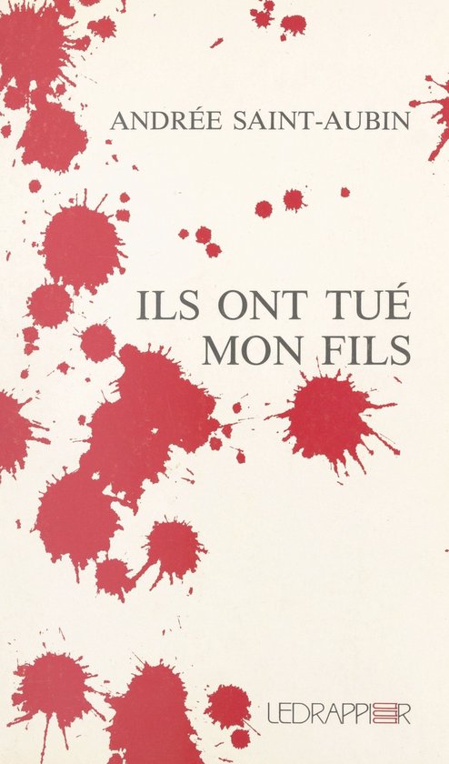 Ils ont tué mon fils - cover