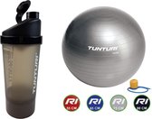 Tunturi - Fitness Set - Shakebeker - Gymball Zilver 75 cm