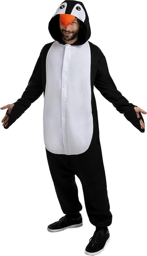 FUNIDELIA Onesie penguin kostuum voor vrouwen en mannen - Maat: L-XL |  bol.com