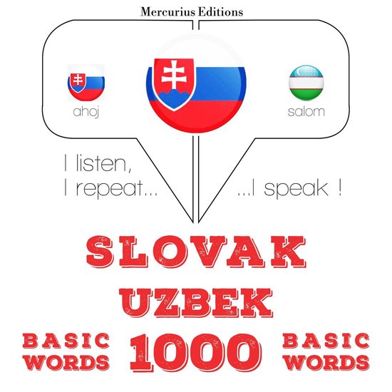 Slovenský - uzbecké: 1000 základných slov - cover