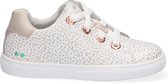 Bunnies JR Lucien Louw Meisjes Lage Sneakers - Wit/Print - Leer - Veters