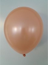 Ballonnen Paarlemoer metallic Rosé goud 12inch= 30 cm Zak 100 stuks