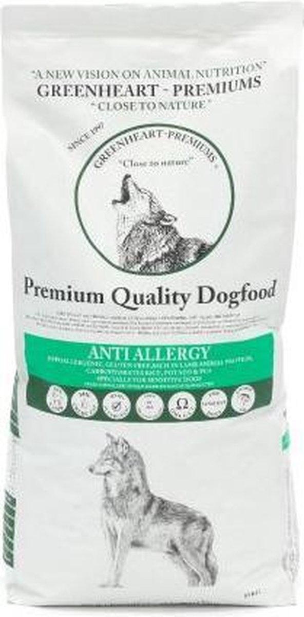 Greenheart hondenvoer Anti Allergy 15 kg