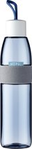 Mepal – waterfles Ellipse – 700 ml – Nordic denim – drinkfles volwassenen – geschikt voor koolzuurhoudende dranken – lekvrij